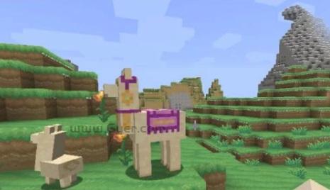 我的世界羊驼怎么骑