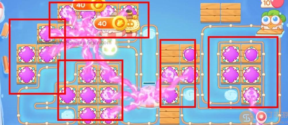 保卫萝卜4暖暖汤泉第1关怎么玩