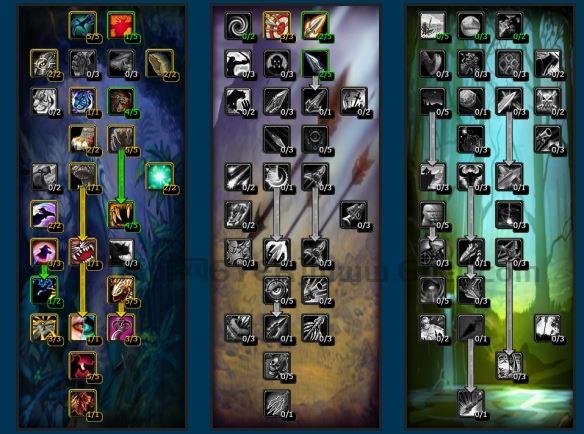 魔兽世界怀旧服wlk前夕猎人升级天赋雕文选择推荐