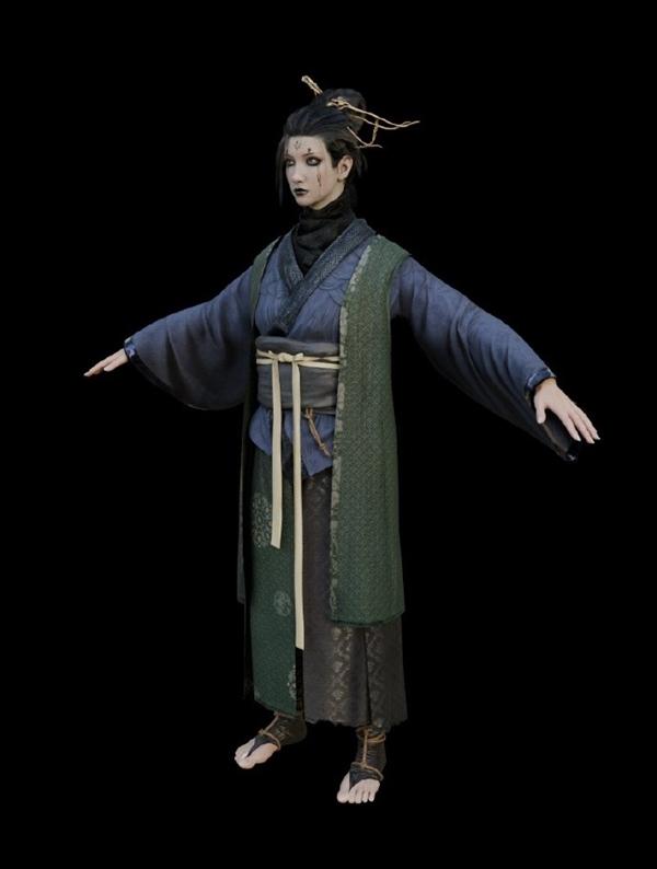 《黑神话：悟空》蜘蛛精3D模型欣赏