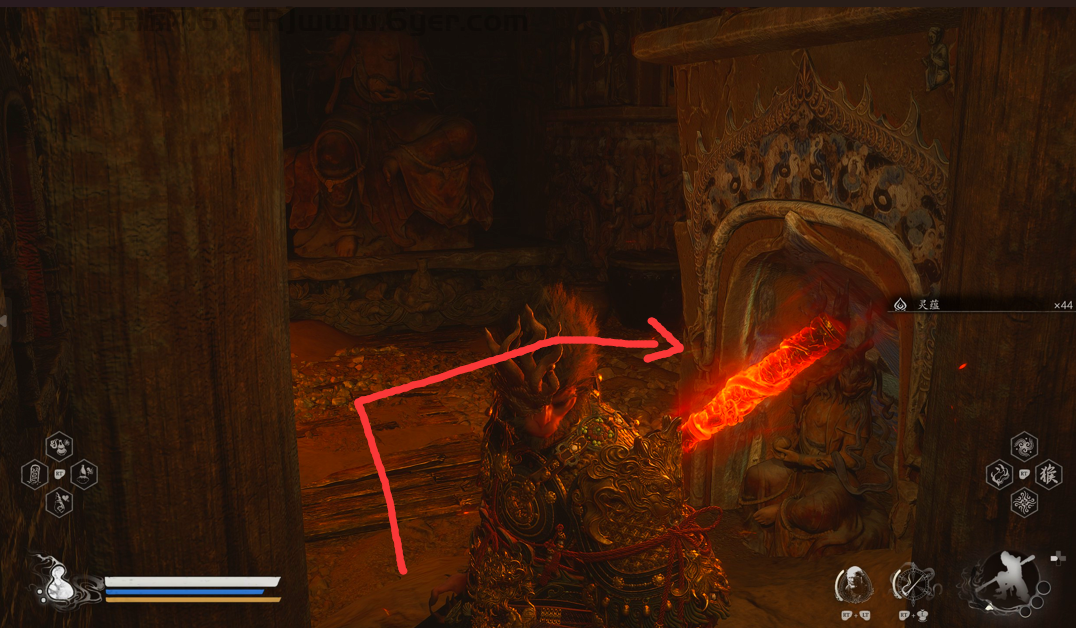 《黑神话:悟空》黄风岭全金丹位置介绍