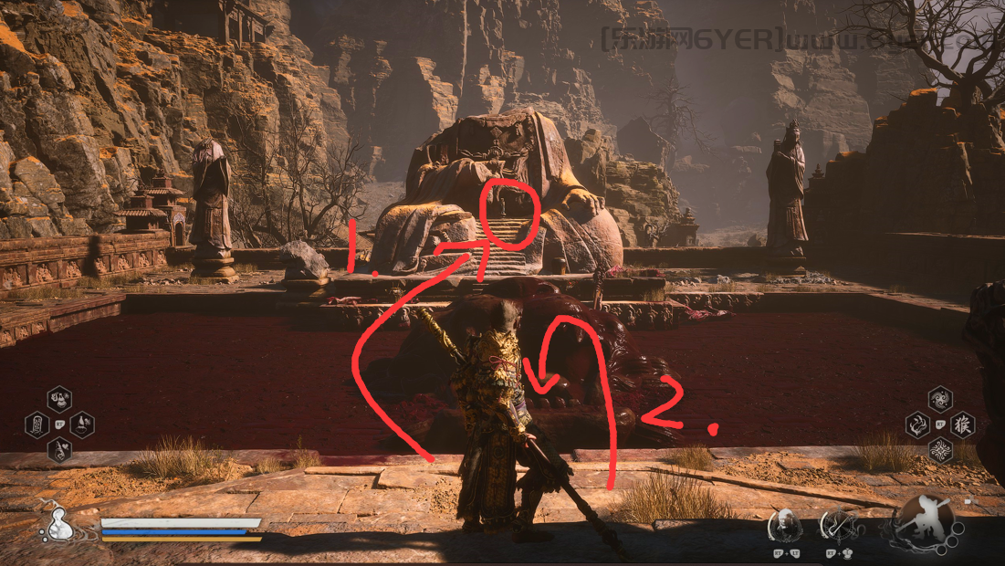 《黑神话:悟空》黄风岭全金丹位置介绍