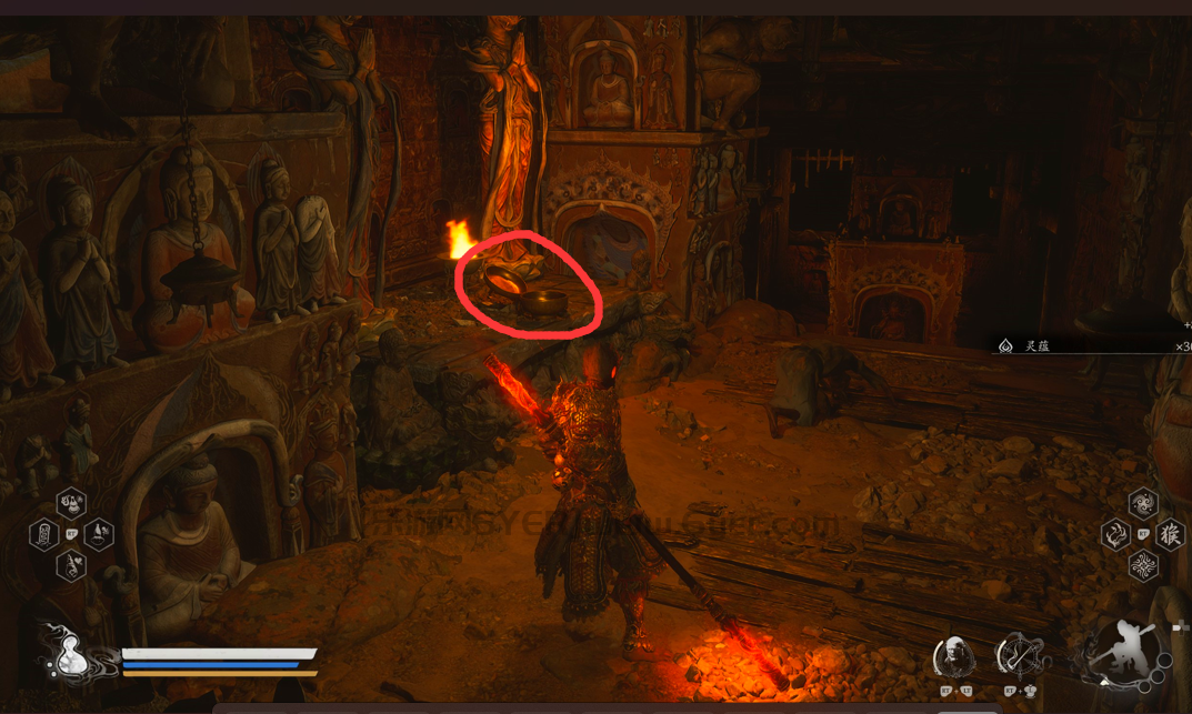 《黑神话:悟空》黄风岭全金丹位置介绍