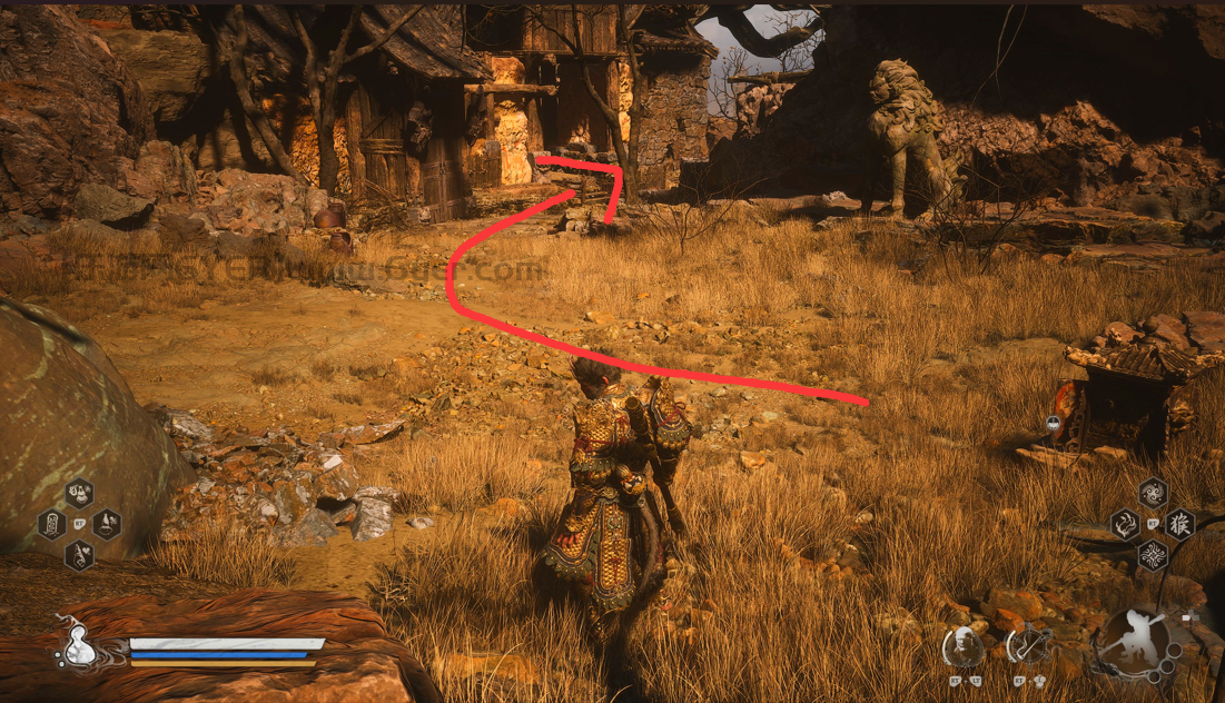 《黑神话:悟空》黄风岭全金丹位置介绍