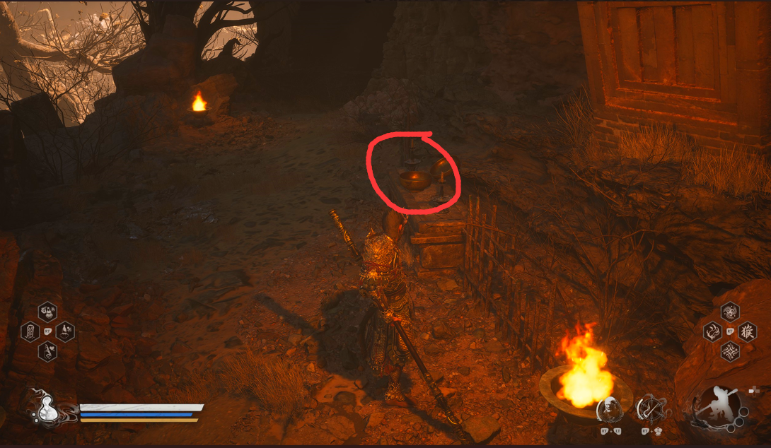 《黑神话:悟空》黄风岭全金丹位置介绍