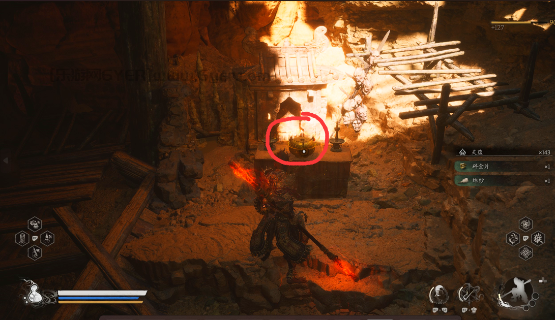 《黑神话:悟空》黄风岭全金丹位置介绍