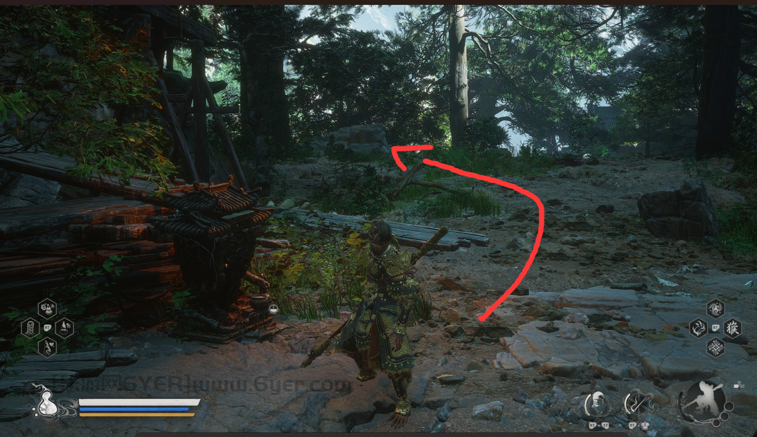 《黑神话：悟空》盘丝岭全蒲团位置介绍