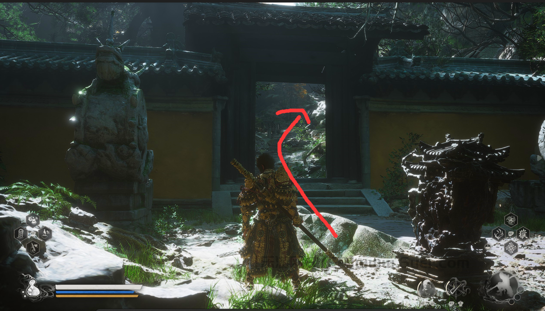 《黑神话：悟空》盘丝岭全蒲团位置介绍