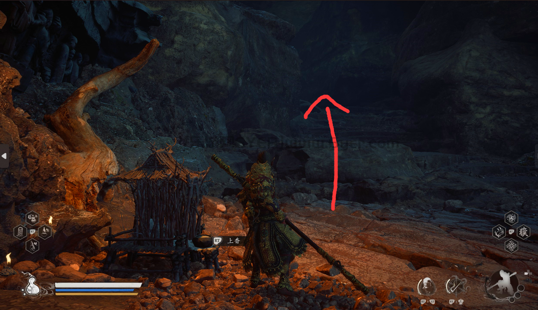 《黑神话：悟空》小西天全蒲团位置介绍