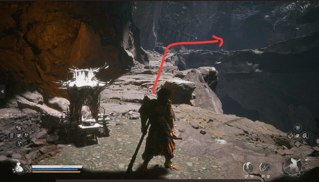 《黑神话：悟空》小西天全蒲团位置介绍