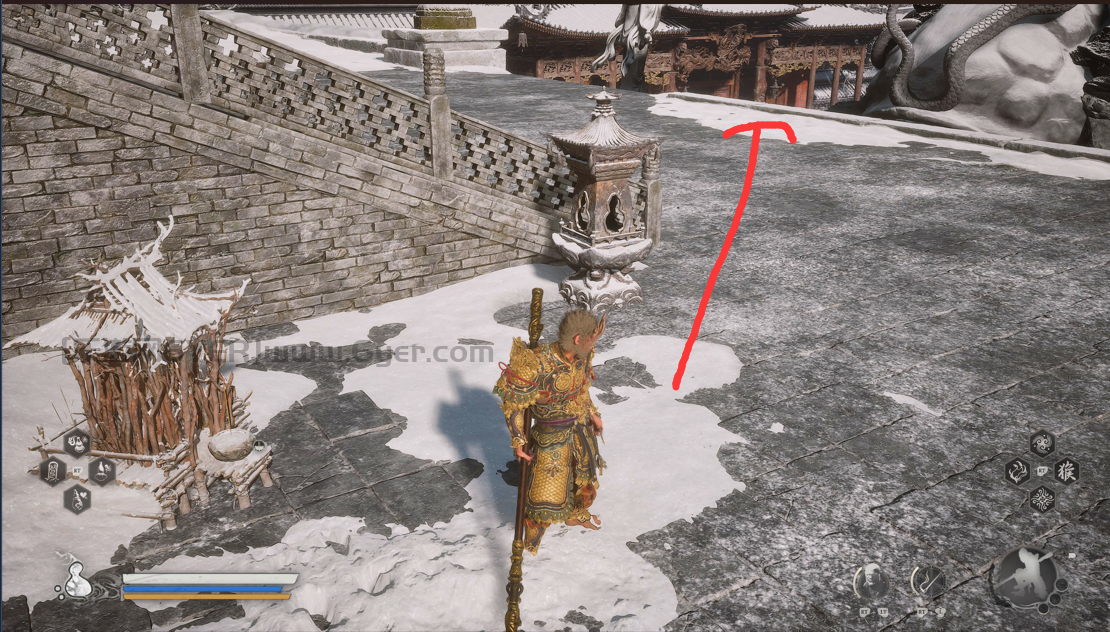 《黑神话：悟空》小西天全蒲团位置介绍