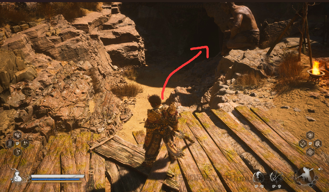 《黑神话:悟空》黄风岭全蒲团位置介绍