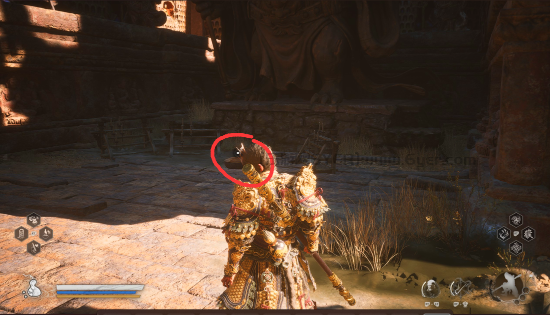 《黑神话:悟空》黄风岭全蒲团位置介绍