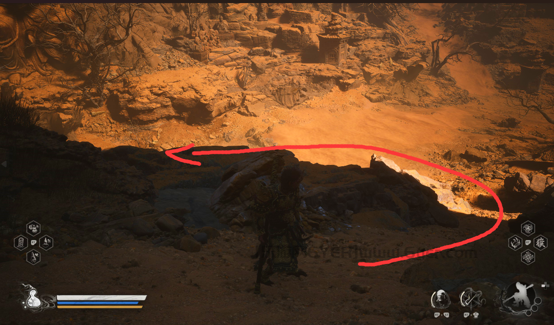 《黑神话:悟空》黄风岭全蒲团位置介绍