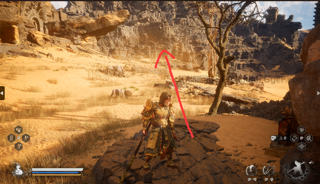 《黑神话:悟空》黄风岭全蒲团位置介绍