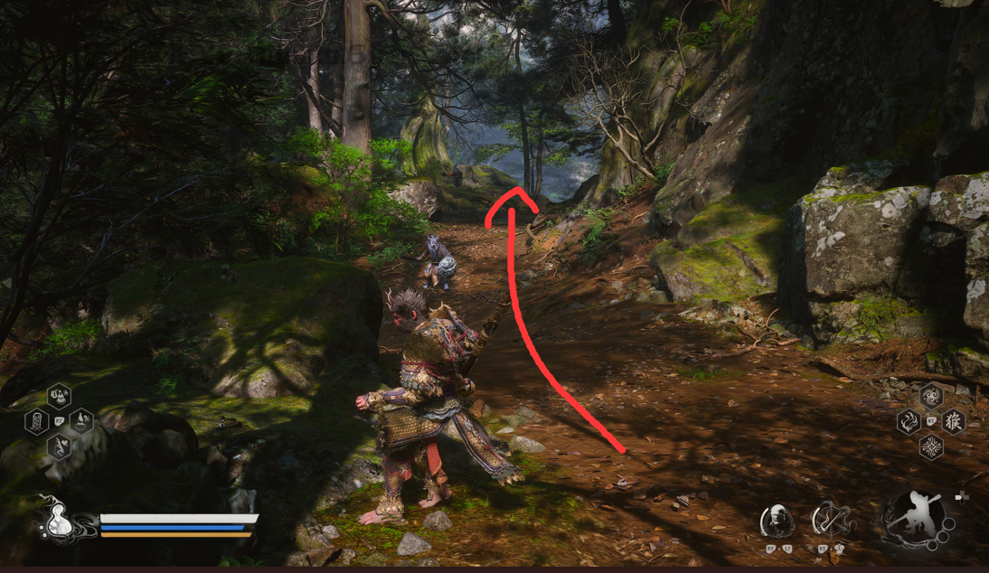 《黑神话:悟空》黑风山全蒲团位置介绍