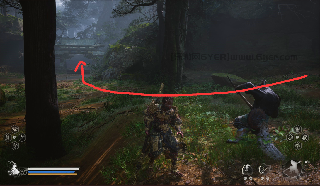 《黑神话:悟空》黑风山全蒲团位置介绍