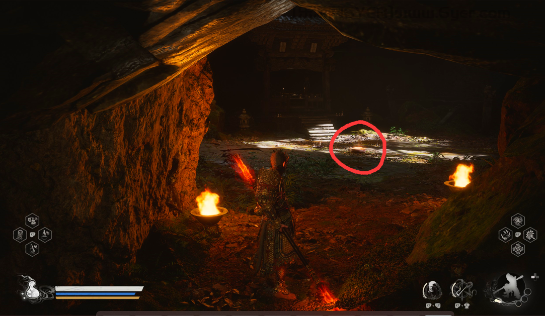 《黑神话:悟空》黑风山全蒲团位置介绍