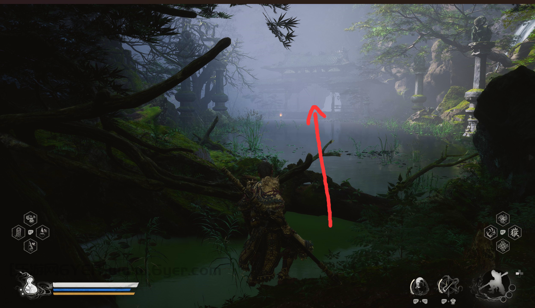 《黑神话:悟空》黑风山全蒲团位置介绍