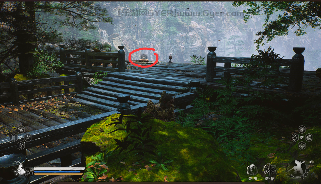 《黑神话:悟空》黑风山全蒲团位置介绍