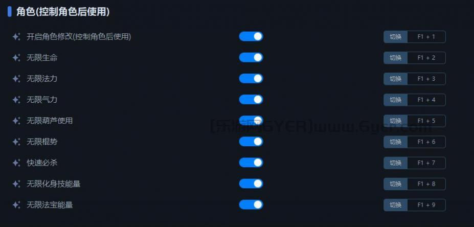 黑神话：悟空 六十二项修改器