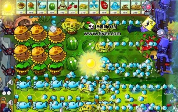 《植物大战僵尸杂交版》64关通关方法