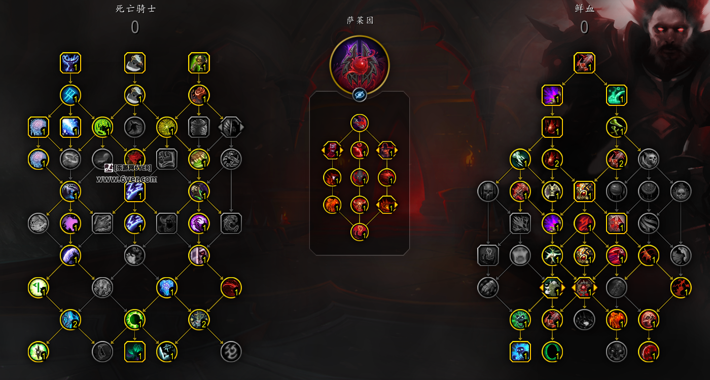 魔兽世界11.1血DK天赋加点