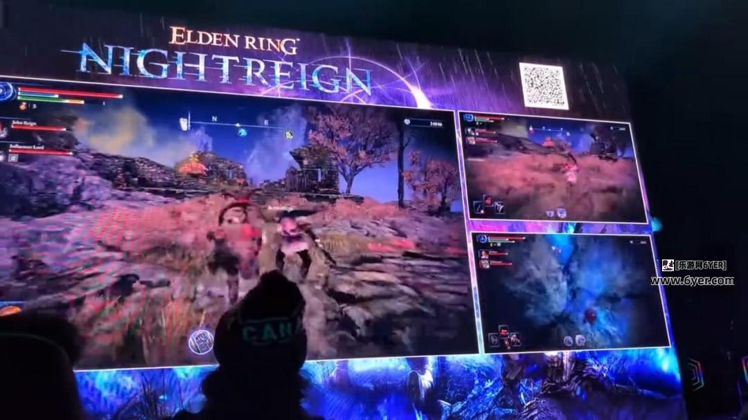 《艾尔登法环：黑夜君临》超长实机演示 合作打怪！
