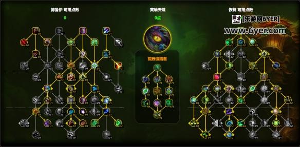 魔兽世界11.1奶德天赋怎么点