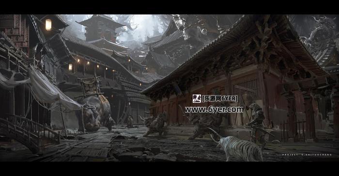 《黑神话：悟空》设计废稿原画公布：狮驼岭恐怖阴森！